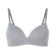 esmara® Damen Soft-BH mit Bio-Baumwolle (Grau, 80B) - B-Ware neuwertig
