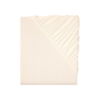 LIVARNO home Jersey-Spannbetttuch 90-100 x 200 cm (Beige)...