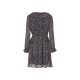 esmara® Damen Chiffon-Kleid, mit verspielten Volants (Rosa, 42) - B-Ware neuwertig