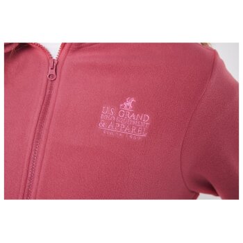 esmara® x Grand Polo Damen Fleecejacke, mit Stickerei - B-Ware