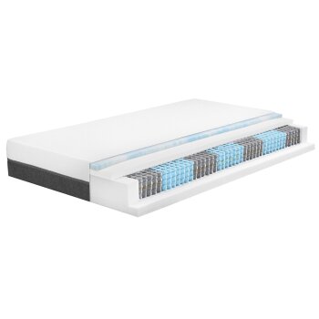 LIVARNO home "Royal Support Visco" 7-Zonen-1000er-Taschenfederkern-Matratze, H3, 140 x 200 cm - B-Ware neuwertig