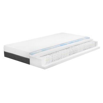 LIVARNO home "Royal Support Visco" 7-Zonen-1000er-Taschenfederkern-Matratze, H3, 140 x 200 cm - B-Ware neuwertig