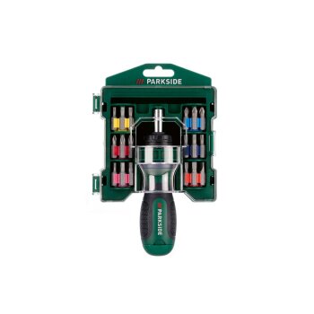 PARKSIDE® Schraubendreher mit Ratschenfunktion »PSRB 31 A1« und Bits, 31-teilig - B-Ware sehr gut
