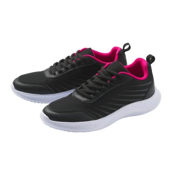 CRIVIT Damen Sportschuhe mit atmungsaktivem Mesh (Schwarz, 37) - B-Ware neuwertig