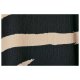 esmara® Damen Kleid in modischer Crinkle-Qualität (schwarz/beige, L (44/46)) - B-Ware neuwertig
