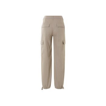 esmara® Damen Cargohose, gerade geschnitten mit normaler Leibhöhe (Beige, 40) - B-Ware neuwertig