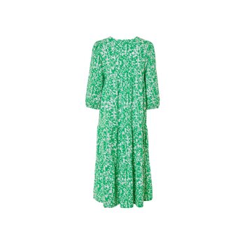ESMARA® Damen Kleid, in moderner Midilänge (Grün, M(40/42)) - B-Ware neuwertig