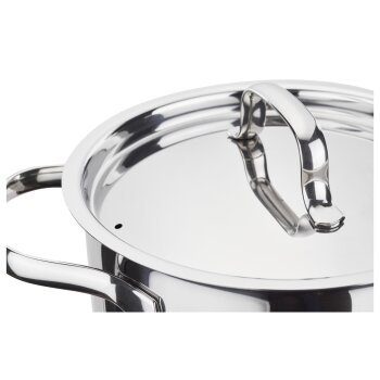 LIVARNO home Topfset Edelstahl, 10-teilig (Edelstahldeckel) - B-Ware neuwertig
