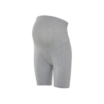 esmara® Damen Umstands-Radlerhosen, 2 Stück, mit elastischem Bund (grün/grau, XL(48/50)) - B-Ware sehr gut