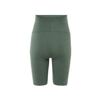 esmara® Damen Umstands-Radlerhosen, 2 Stück, mit elastischem Bund (grün/grau, XL(48/50)) - B-Ware sehr gut