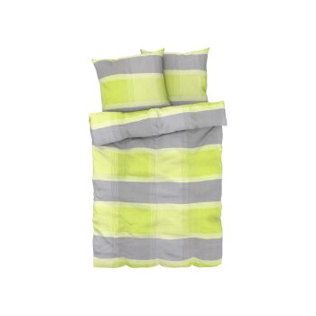LIVARNO home Seersucker-Bettwäsche, 200 x 220 cm (Streifen) - B-Ware neuwertig