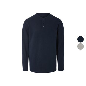 LIVERGY® Herren Langarmshirt, in moderner...