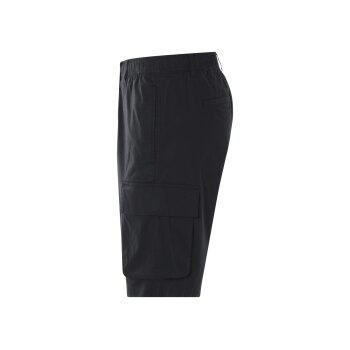 LIVERGY® Herren Lightweight-Cargo-Shorts, mit Druckknopfverschluss (Schwarz, M (48/50)) - B-Ware neuwertig