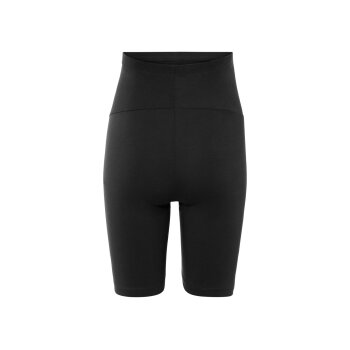 esmara® Damen Umstands-Radlerhosen, 2 Stück, mit elastischem Bund (schwarz/Leopard, XS(32/34)) - B-Ware neuwertig