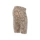 esmara® Damen Umstands-Radlerhosen, 2 Stück, mit elastischem Bund (schwarz/Leopard, XS(32/34)) - B-Ware neuwertig