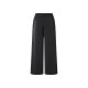 esmara® Damen Wide-Leg-Satinhose / Satinhose, mit seitlichen Eingrifftaschen (Schwarz, L(44/46)) - B-Ware neuwertig