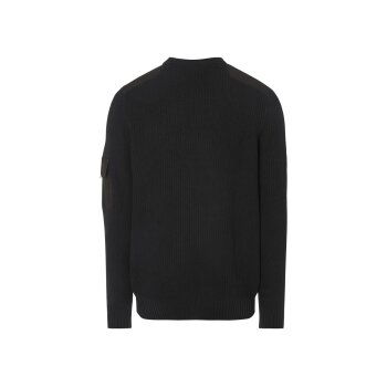 LIVERGY® Herren Strickpullover mit Schulterpatches - B-Ware