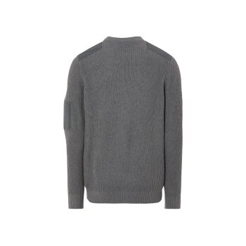 LIVERGY® Herren Strickpullover mit Schulterpatches - B-Ware