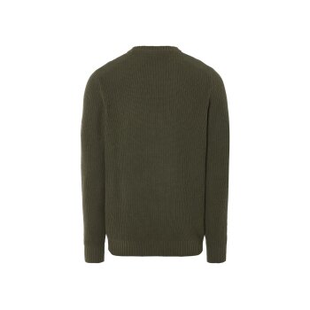 LIVERGY® Herren Strickpullover mit Schulterpatches - B-Ware