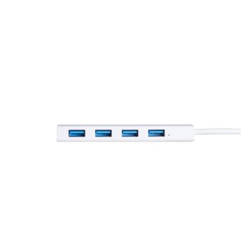 TRONIC® USB-Hub 4 -Port USB 3.0 (Weiß) - B-Ware neuwertig
