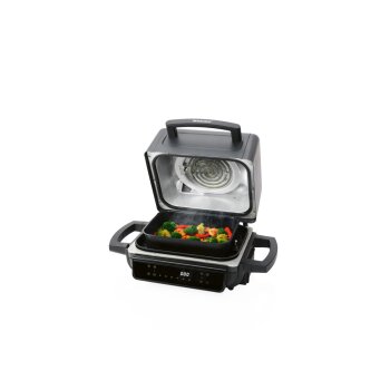 SILVERCREST® KITCHEN TOOLS Heißluftfritteuse mit Grill- und Räucherfunktion »SHLFS 2200 A1«, 2200 W, 3,8 l - B-Ware neuwertig