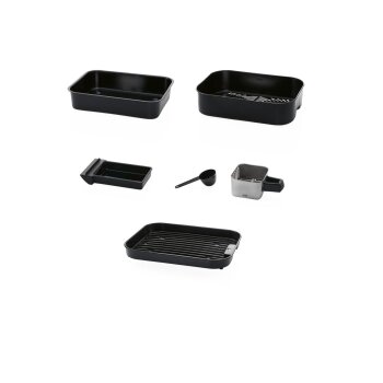 SILVERCREST® KITCHEN TOOLS Heißluftfritteuse mit Grill- und Räucherfunktion »SHLFS 2200 A1«, 2200 W, 3,8 l - B-Ware neuwertig
