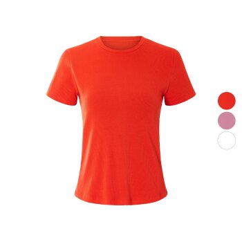 esmara® Damen T-Shirt, in modischer...