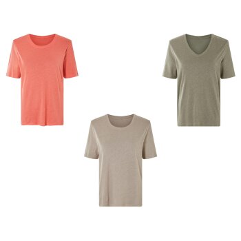 esmara® Damen Leinenshirt, leger geschnitten - B-Ware