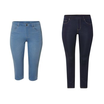 esmara® Damen Jeggings, mit hohem Baumwollanteil -...