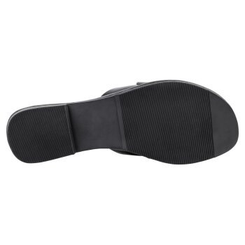 esmara® Damen Pantoletten, flacher Absatz (Schwarz, 37) - B-Ware sehr gut