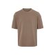 LIVERGY® Herren Oversize-T-Shirt, in Heavy-Jersey-Qualität (Braun, L(52/54)) - B-Ware neuwertig