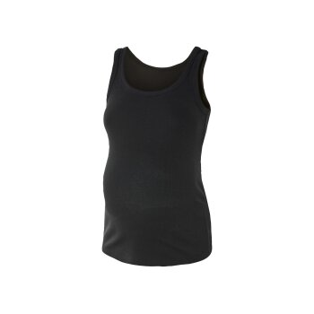 esmara® Damen Gerippte Umstandstops, 2 Stück in Ripp-Qualität (Schwarz/weiß, L(44/46)) - B-Ware neuwertig