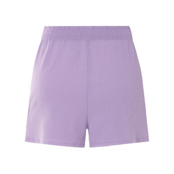 esmara® Damen Shorts, modische Crinkle-Struktur (Lila, M(40/42)) - B-Ware neuwertig