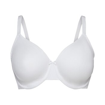 esmara® Damen Bügel-BHs, 2 Stück, hohen Baumwollanteil (Grau/Weiß, 90E) - B-Ware neuwertig
