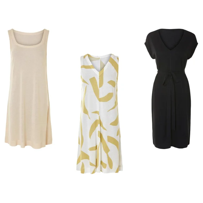esmara® Damen Kleid, mit Leinen - B-Ware