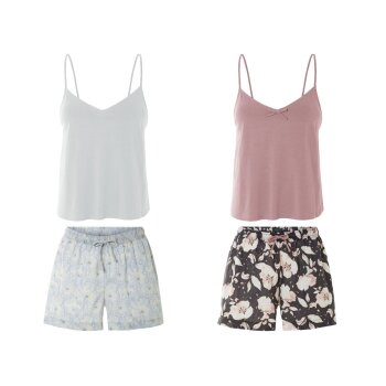 esmara® Damen Pyjama, ökologischer Textildruck -...