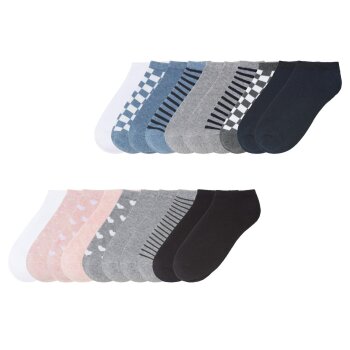 pepperts!® Kinder Sneakersocken, 10 Paar, mit...