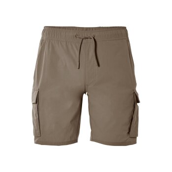 LIVERGY® Wasserabweisende Cargo-Shorts für Herren Herren-Cargoshorts, wasserabweisend (Braun, M (48/50)) - B-Ware neuwertig