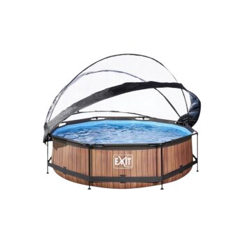 Exit Toys Frame Pool mit Filterpumpe und Abdeckung,...