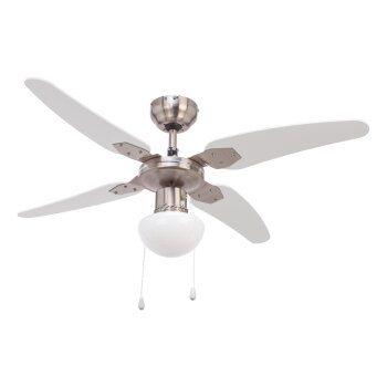 LIVARNO home Deckenleuchte LED mit Ventilator klassisch -...