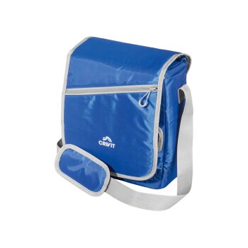 CRIVIT Kühltasche, mit längenverstellbarem Schultergurt (Klapptasche, blau) - B-Ware neuwertig