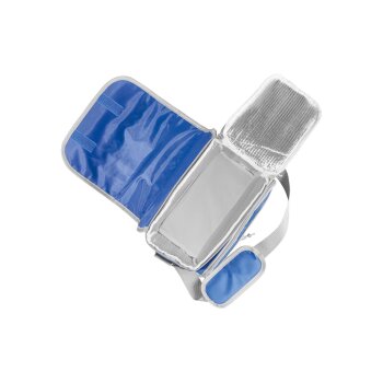 CRIVIT Kühltasche, mit längenverstellbarem Schultergurt (Klapptasche, blau) - B-Ware neuwertig