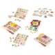 LUPILU® Rechen-Steckspiel / Buchstaben-Steckspiel / Uhren-Puzzle / Zahlen-Puzzle / Körper-Puzzle - B-Ware