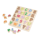 LUPILU® Rechen-Steckspiel / Buchstaben-Steckspiel / Uhren-Puzzle / Zahlen-Puzzle / Körper-Puzzle - B-Ware