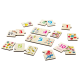 LUPILU® Rechen-Steckspiel / Buchstaben-Steckspiel / Uhren-Puzzle / Zahlen-Puzzle / Körper-Puzzle - B-Ware