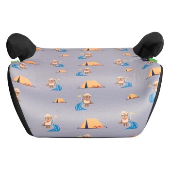 ULTIMATE SPEED® Kindersitzerhöhung, für Kinder mit einer Körpergröße von 125 - 150 cm (Grau) - B-Ware sehr gut