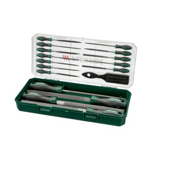 PARKSIDE® Werkstattfeilen-Set, 17-teilig, zur Bearbeitung von Metall - B-Ware neuwertig