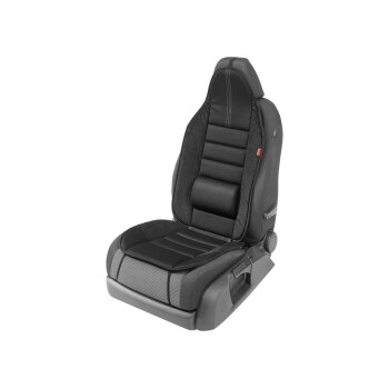 ULTIMATE SPEED® Autositzaufleger mit Lordosenstütze, Universalschnitt (Schwarz) - B-Ware sehr gut