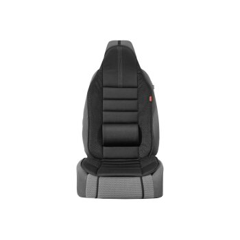 ULTIMATE SPEED® Autositzaufleger mit Lordosenstütze, Universalschnitt (Schwarz) - B-Ware sehr gut