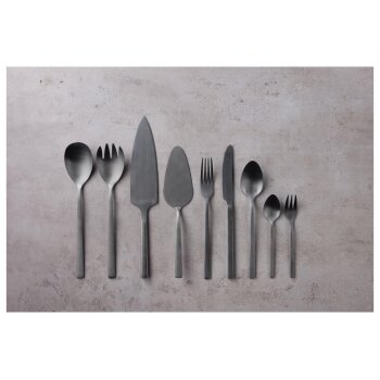 LIVARNO home Edelstahl-Besteck-Set, 64-teilig (Schwarz) - B-Ware neuwertig